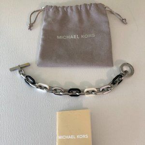 Michael Kors Silver-Tone Link Bracelet